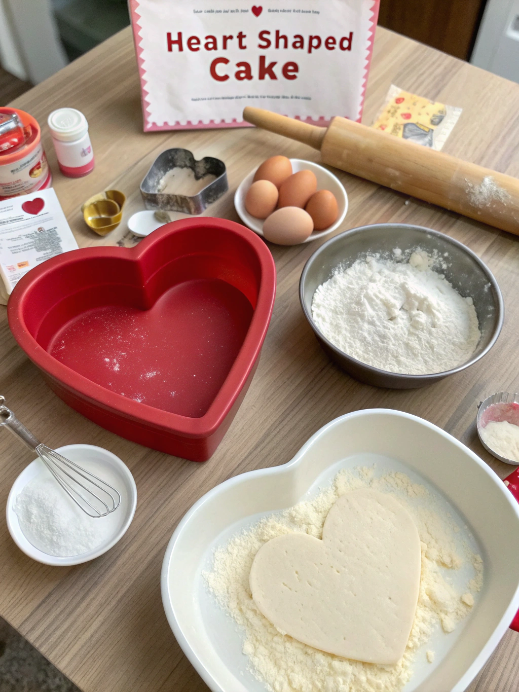 how to make a heart shaped cake